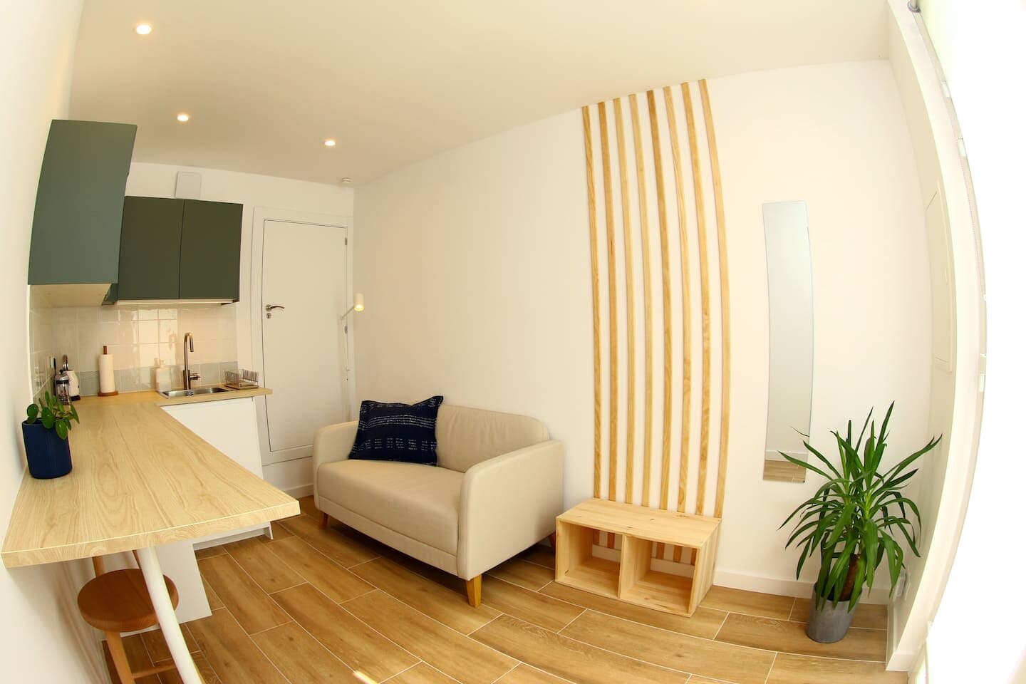 Couch in the living area